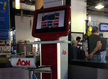 Aon Self service kiosk